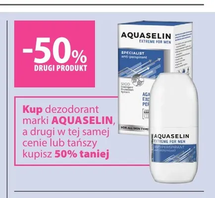 Dezodorant Aquaselin promocja w Hebe