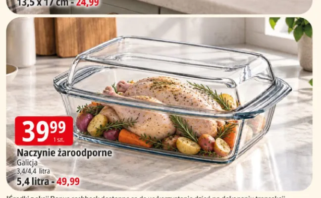 Naczynie żaroodporne 5,4 l Galicja promocja w Leclerc