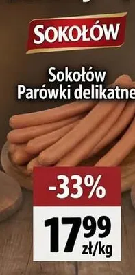 Parówki delikatne Sokołów promocja w API Market