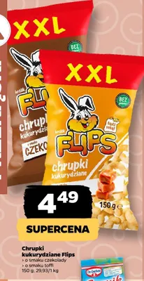 Chrupki kukurydziane Flips promocja w Netto