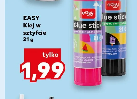 Klej w sztyfcie Easy promocja w Kaufland
