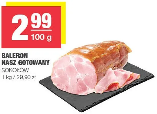 Baleron nasz gotowany promocja w SPAR