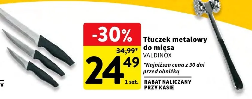 Tłuczek metalowy do mięsa promocja w Intermarche