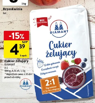 Cukier żelujący Diamant 2:1 promocja w Intermarche