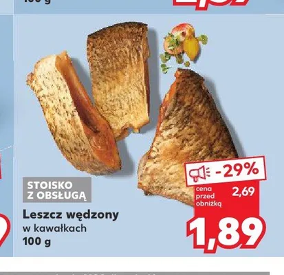 Leszcz wędzony w kawałkach promocja w Kaufland