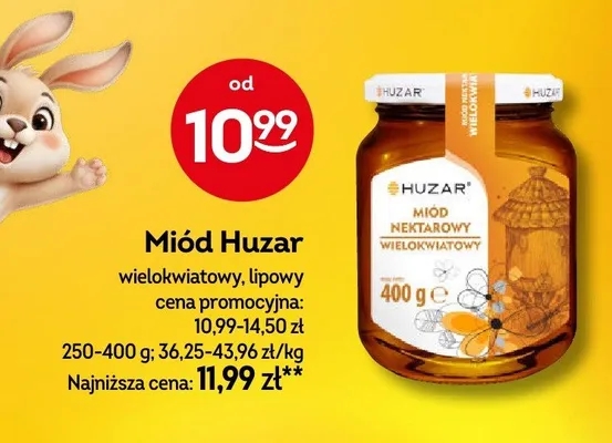 Miód wielokwiatowy, lipowy promocja w Żabka