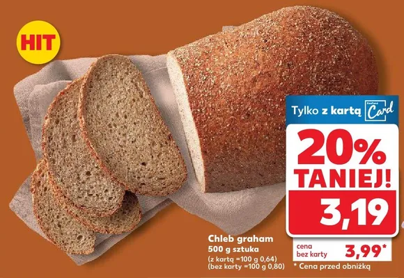 Chleb graham promocja w Kaufland