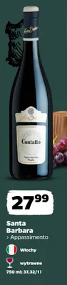 Wino czerwone Santa Barbara Appassimento wytrawne promocja w Netto