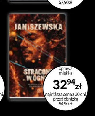 Książka Stracone w ogień Janiszewska promocja w Empik