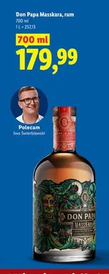 Rum Don Papa Masskara promocja w Lidl