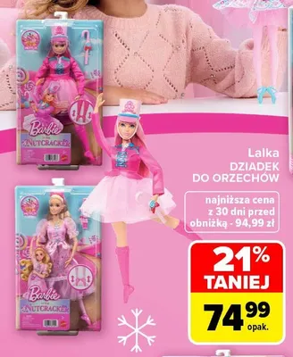 Lalka Dziadek do orzechów Barbie promocja w Carrefour