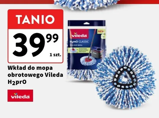 Wkład do mopa obrotowego Vileda H2PRO promocja w Intermarche