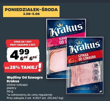 Schab od Szwagra Krakus promocja w Netto