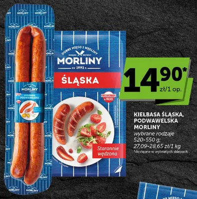 Kiełbasa Podwawelska Morliny promocja w Euro Sklep
