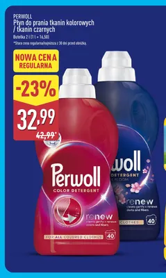 Płyn do prania tkanin czarnych Perwoll promocja w Aldi