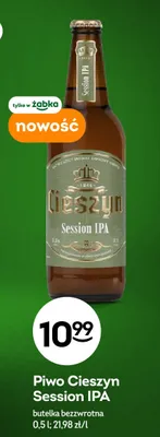 Piwo Cieszyn Session IPA promocja w Żabka