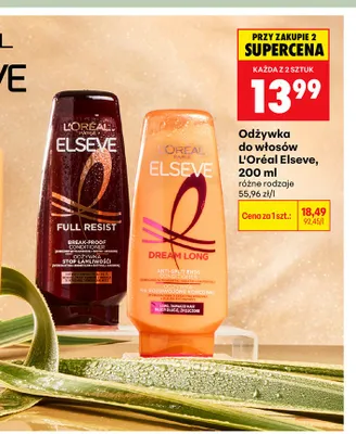 Odżywka do włosów L'Oréal Elseve promocja w Biedronka