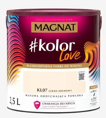 Farba kolorowa Magnat #kolorLove KL07 Lekko kremowy promocja w Castorama