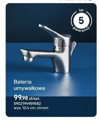 Bateria umywalkowa Ferro Rico Eco chrom promocja w Castorama