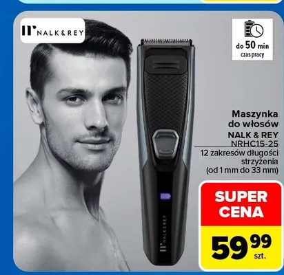 Maszynka do włosów Nalk & Rey promocja w Carrefour Market