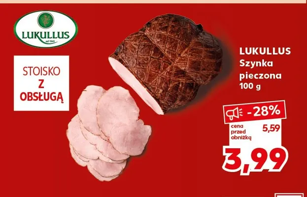 Szynka pieczona Lukullus promocja w Kaufland