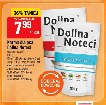 Karma dla psów Dolina Noteci Premium z jagnięciną promocja w POLOmarket