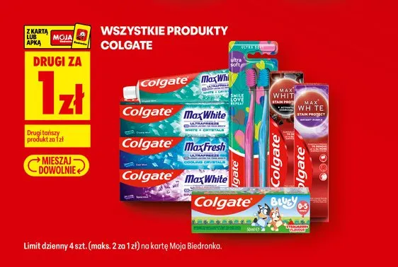 Szczoteczka do zębów Colgate promocja w Biedronka