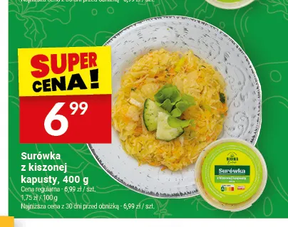 Surówka z kiszonej kapusty Białecki Kuchnia promocja w Twój Market
