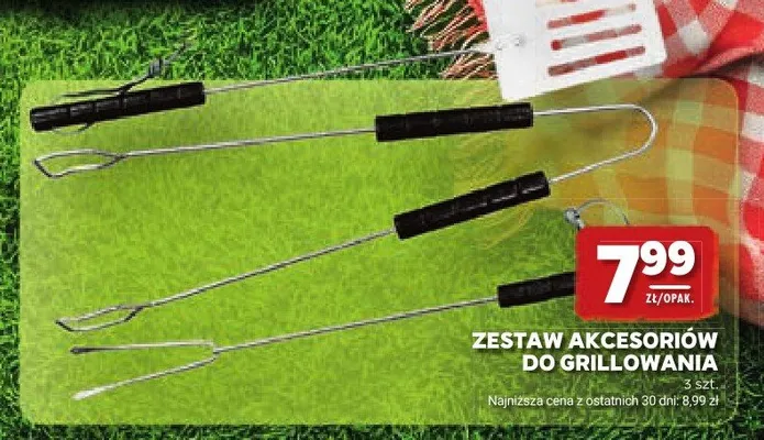 Zestaw akcesoriów do grillowania promocja w Stokrotka