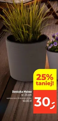 Doniczka Malwa śr. 25cm promocja w Dealz