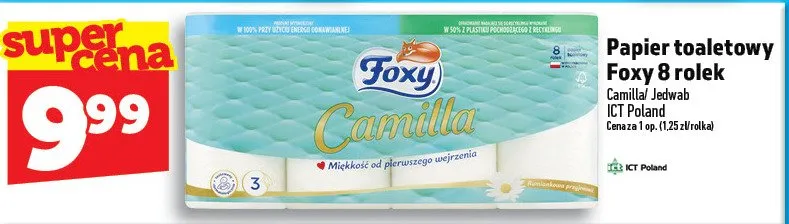 Papier toaletowy Foxy promocja w TOPAZ