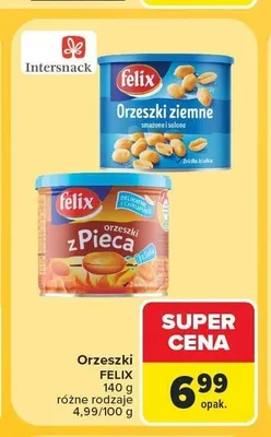Orzeszki ziemne Felix z pieca promocja w Carrefour