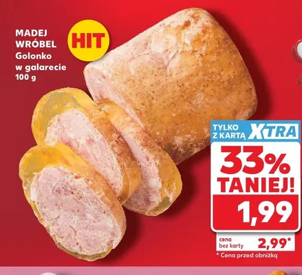 Golonko w galarecie Madej Wróbel promocja w Kaufland