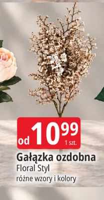 Gałązka ozdobna Floral Styl promocja w Leclerc