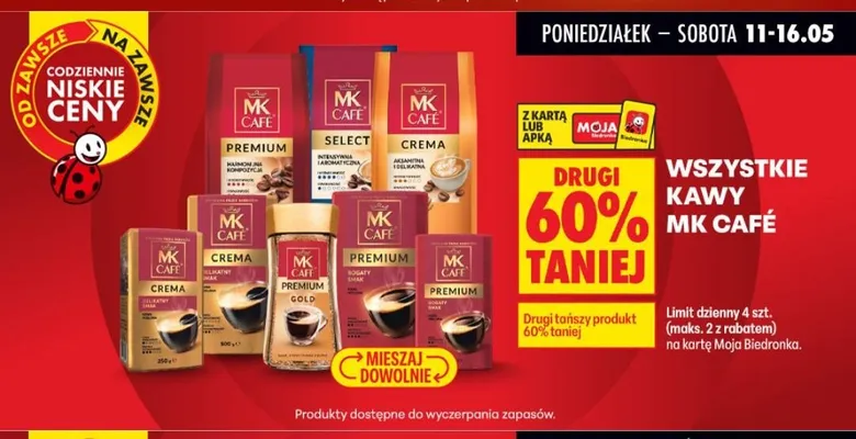 Kawa MK Café Premium promocja w Biedronka