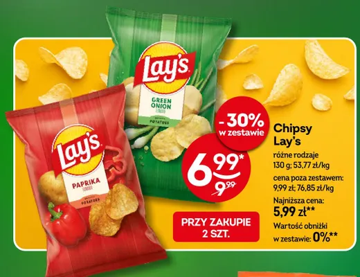 Chipsy Lay's Paprika promocja w Żabka