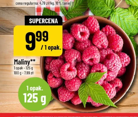 Maliny promocja w POLOmarket
