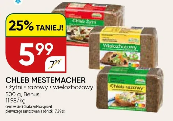 Chleb Mestemacher promocja w Chata Polska