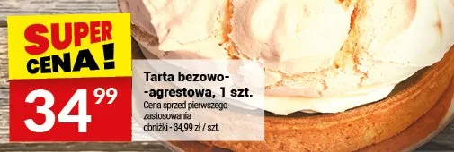 Tarta bezowo-agrestowa promocja w Twój Market
