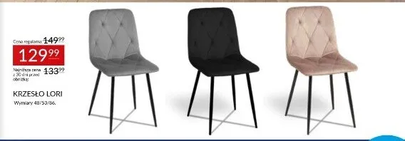 Krzesło Lori promocja w Abra Meble