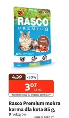 Mokra karma dla kota 85g, 8 rodzajów promocja w KAKADU
