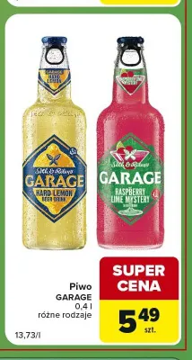Piwo Garage Hard Lemon promocja w Carrefour Express