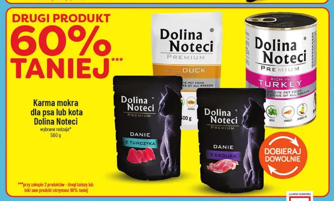 Karma mokra dla kota Danie z tuńczyka Dolina Noteci Premium promocja w POLOmarket