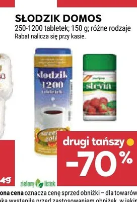 Słodzik Domos promocja w Stokrotka