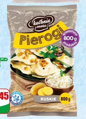 Pierogi ruskie Kuchnia Smaku promocja w Dino