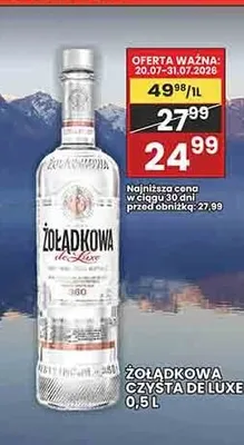 Wódka Żołądkowa Czysta de Luxe promocja w Wafelek