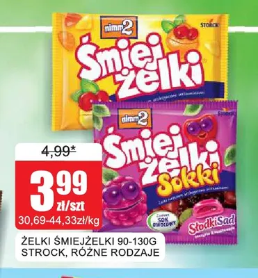 Żelki Śmiejżelki Sokki Słodki Sad nimm2 promocja w Bingo