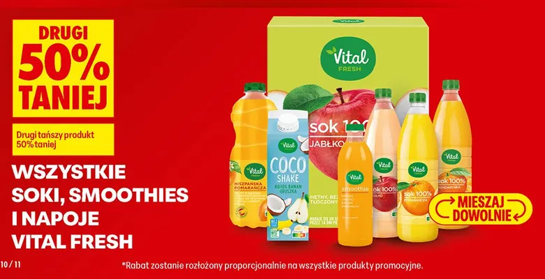 Napój Vital Fresh Coco Shake Ko Coś Banan Gruszka promocja w Biedronka