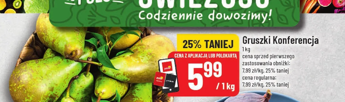 Gruszki Konferencja promocja w POLOmarket