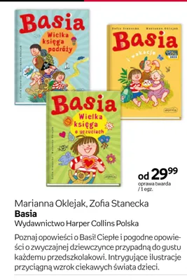 Książka Basia Wielka księga podróży promocja w Empik